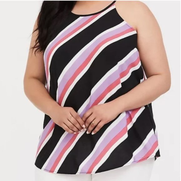 TORRID | Diagonal Stripe Top - Picture 1 of 4
